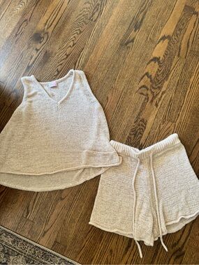 Pink Lily Knit Set